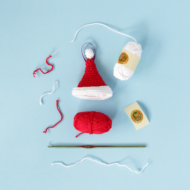 Jaunty Santa Hat Ornament