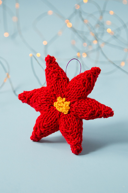 Poinsettia Ornament