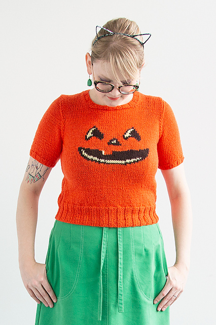 Smiling Jack-O'-Lantern Chart