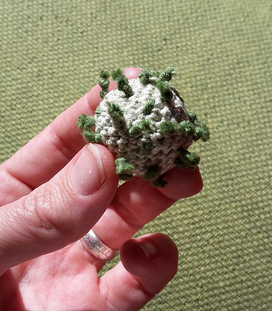 Small Corona Virus Keychain Thing