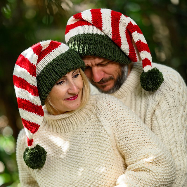 Striped Beanie (Elf Hat)