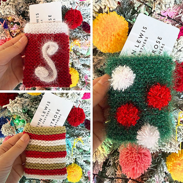 Knitted Gift Card Holder