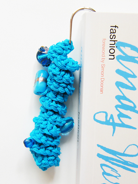 Twirly Knitted Bookmark