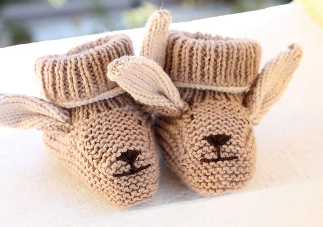 Bunny Baby Booties