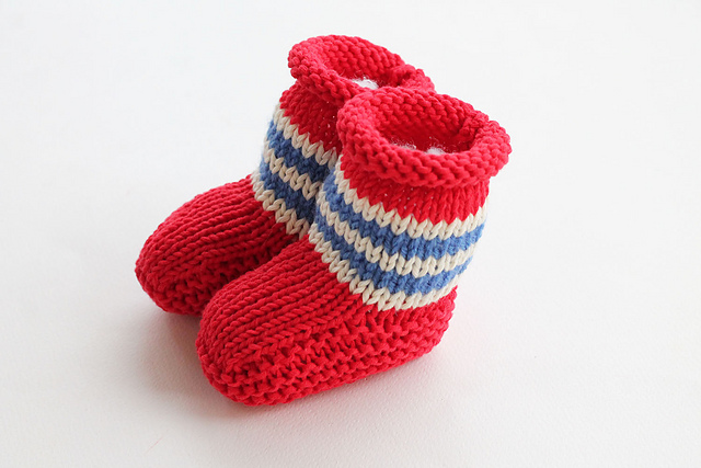 Pirate Baby Booties