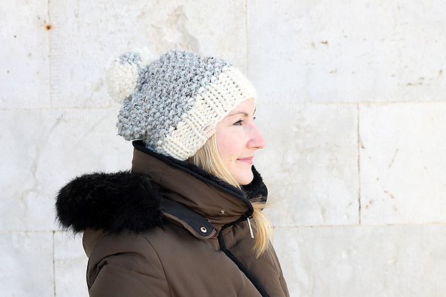 Chunky Moss Stitch Hat