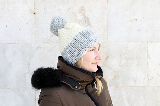 Chunky Pom Pom Beanie