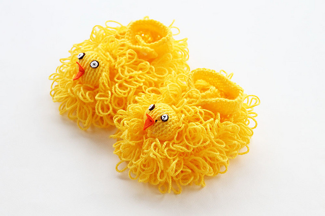 Easter Chick Slippers