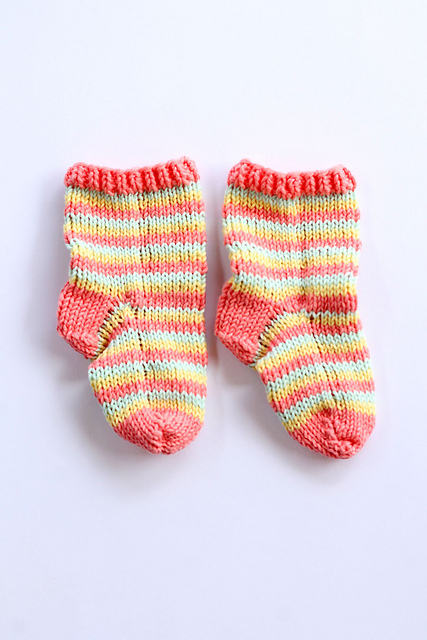Striped Baby Socks