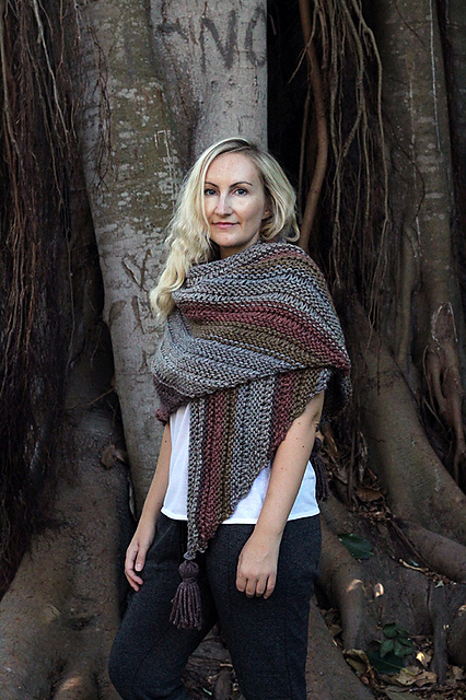 Fall Triangle Wrap