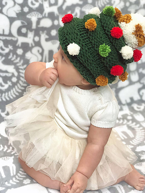 Baby Christmas Tree Hat