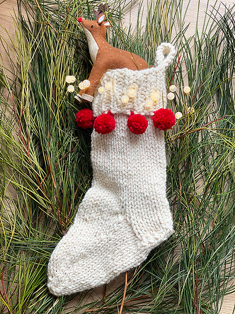 Quick Knit Christmas Stocking