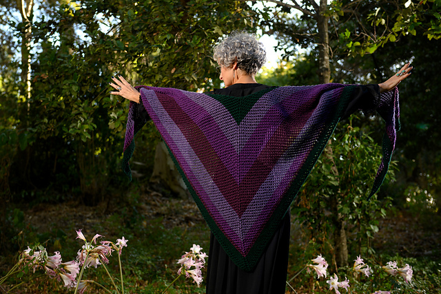 Samhain Triangle Shawl