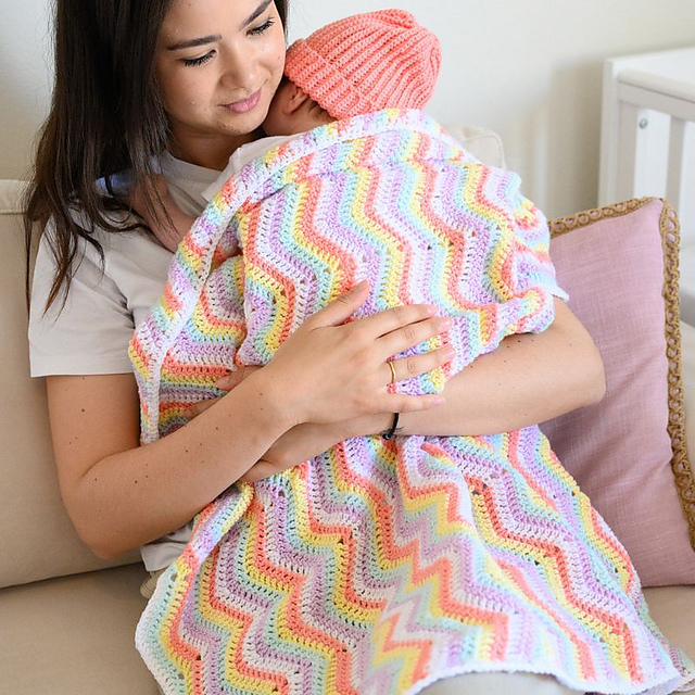 Throw Blanket Easy Crochet Baby Blanket For Girl Crochet Baby Mini