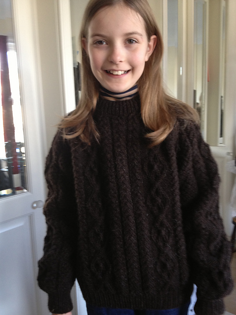 Design E - Child's Sweater and Cardigan 