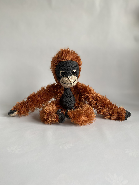Ravelry: Octavio the Orangutan pattern by Hannah Bickerstaff