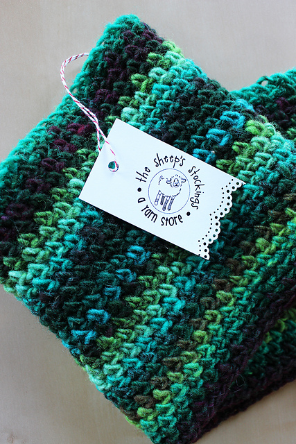 Moss Stitch Cowl