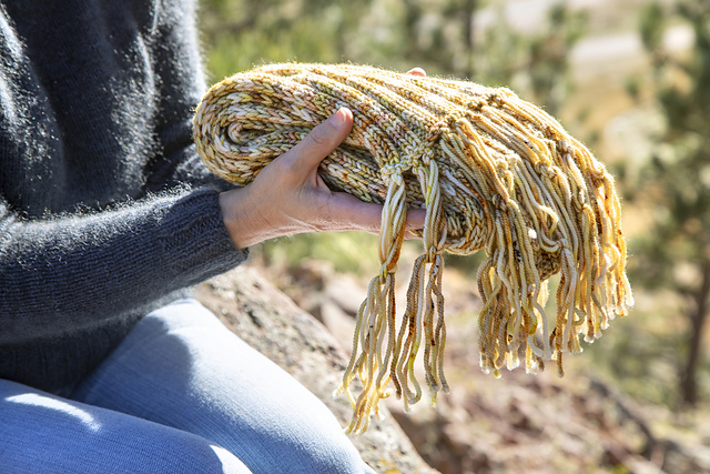 Honeyfur Fringed Scarf