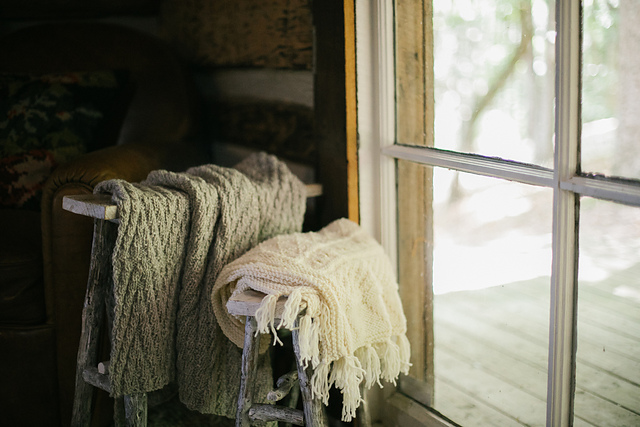 Heirloom Chevron Baby Blanket
