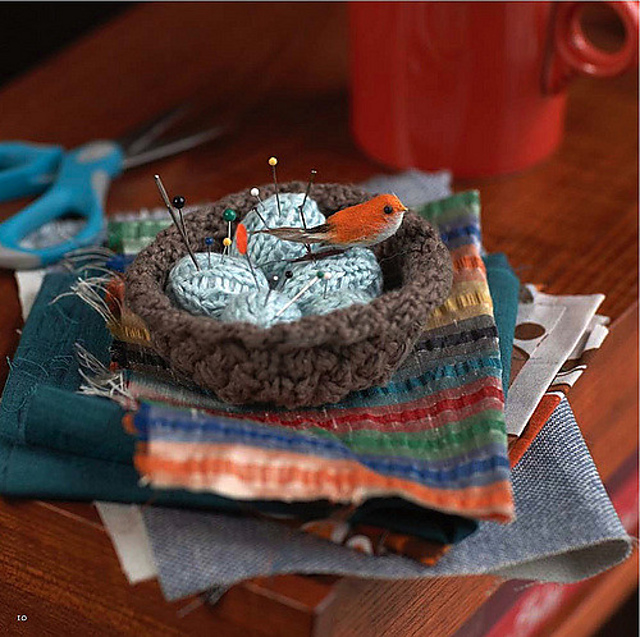 Bird's Nest Pin Cushion