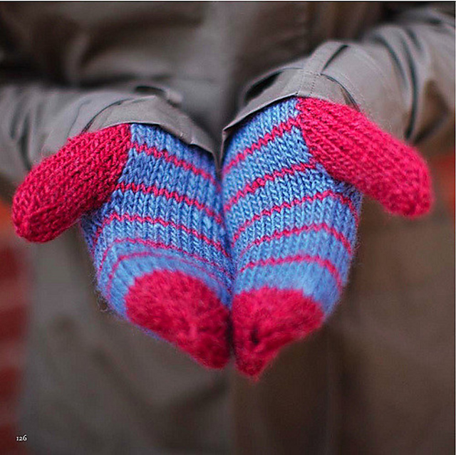 Striped Mittens