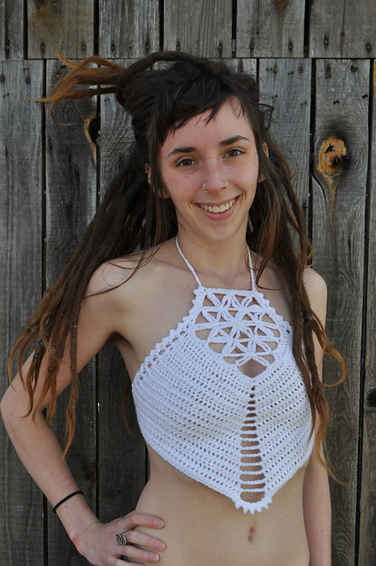 Flower of Life Crop Top