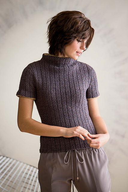 Fitted Turtleneck Tee