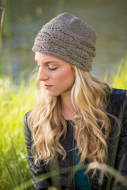 Hat with Lace Brim