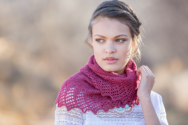 Larkspur Shawl