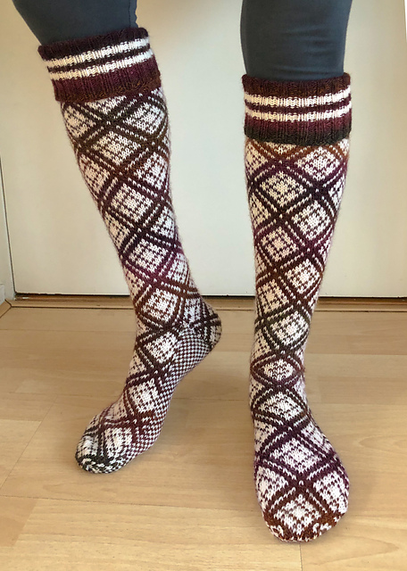 Gent's Knickerbocker Hose in Blantyre Plaid