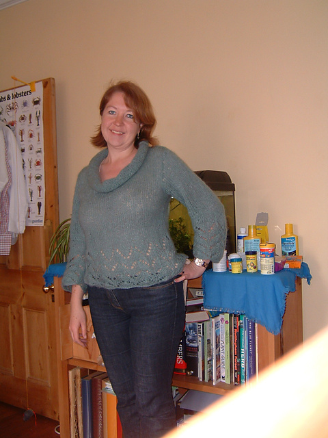 Cowl-neck Sweater