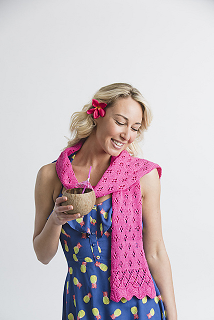 Bougainvillea Flower Scarf