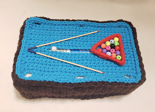 Pool Table Tissue Box