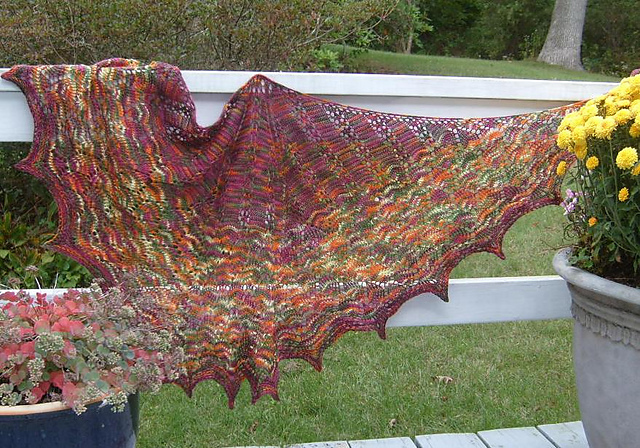 Woodland Vines Shawl