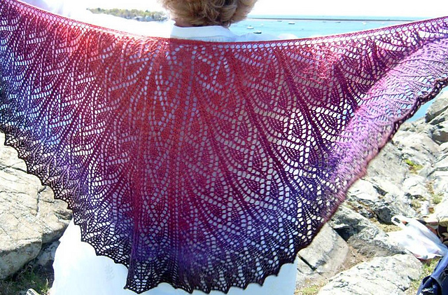 Ruth's Garden Shawl