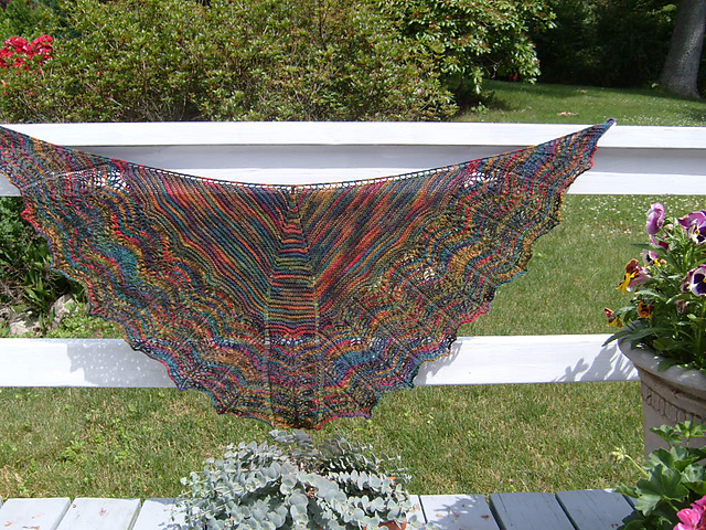Twin Leaf Shoulder Shawl