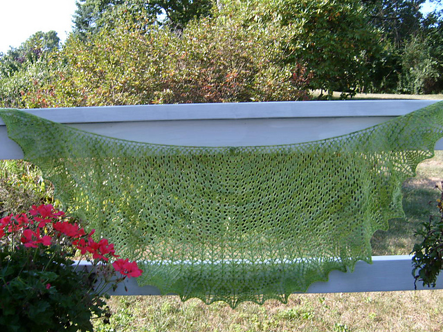 Crescent Meadow Shoulder Shawl