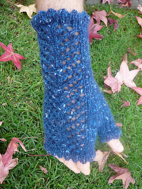 Lace and Picot Gloves