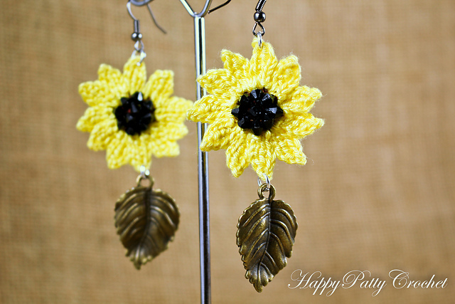 Medium Beaded Sunflower