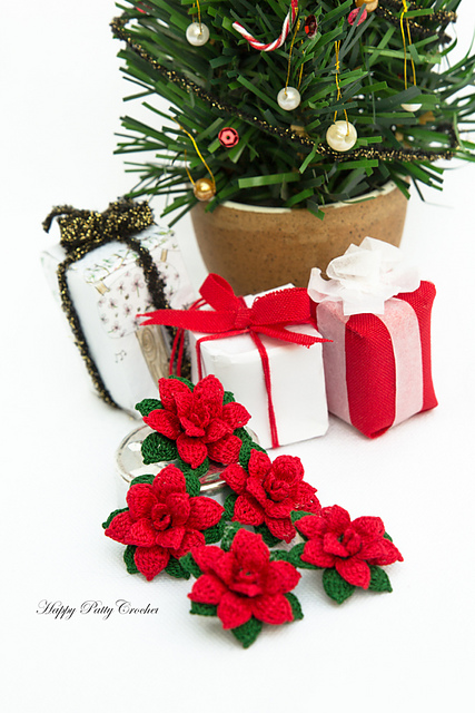 Mini Poinsettia Flower