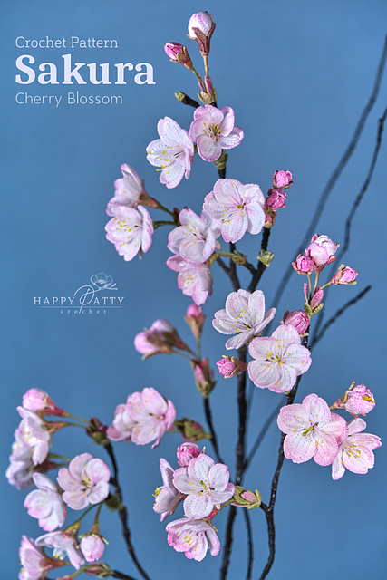 Ravelry: Sakura (Cherry Blossom) pattern by Happy Patty Crochet