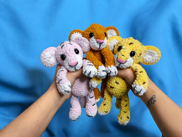 tiger, leopard, lion