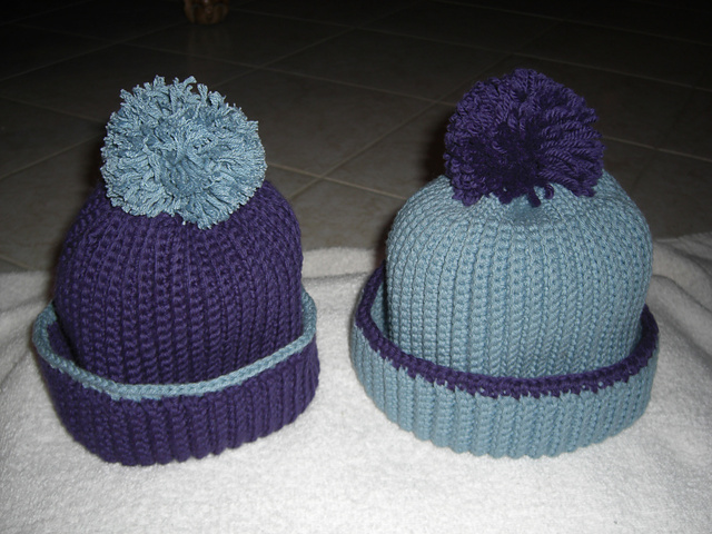 Sideways Crochet Beanie