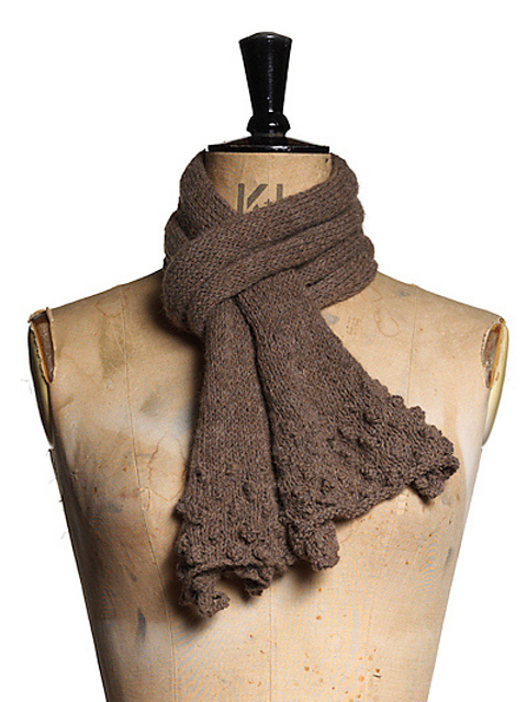 Bobble End Scarf