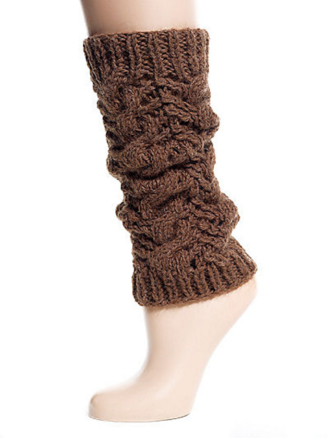 Cable Lace Legwarmers