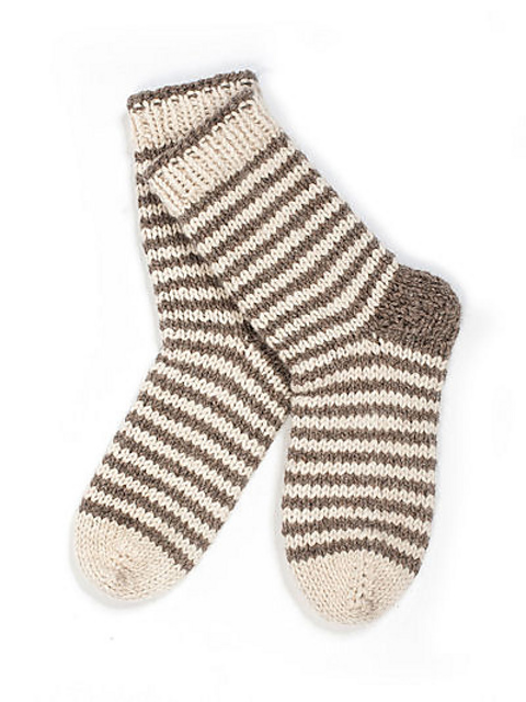 Striped Bed Socks
