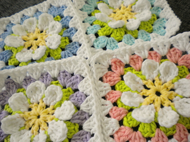 Flower Garden Granny Square