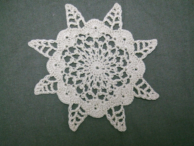 Hydrangea doily