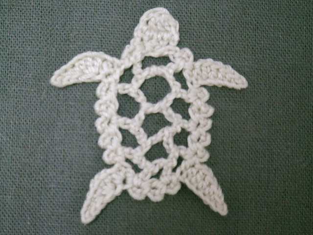 Sea turtle motif