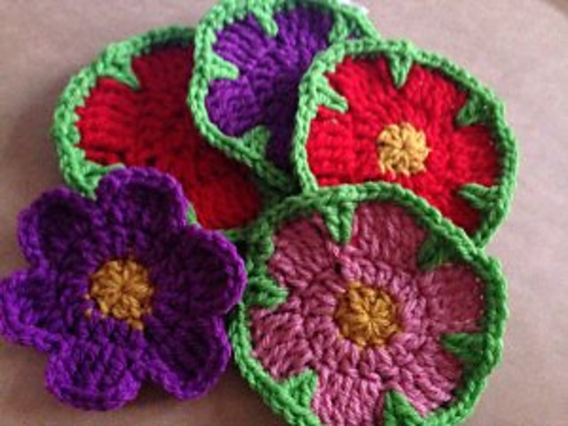 Flower Acrylic Tawashi